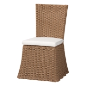 bali & pari Serge Woven Seagrass Dining Chair